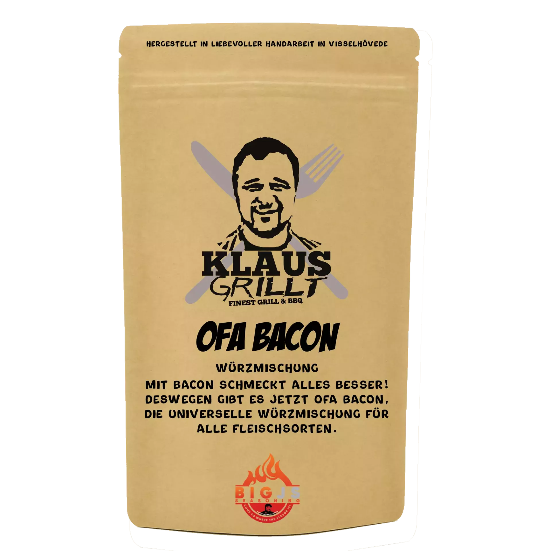 Klaus grillt O.F.A Bacon, 250g Beutel