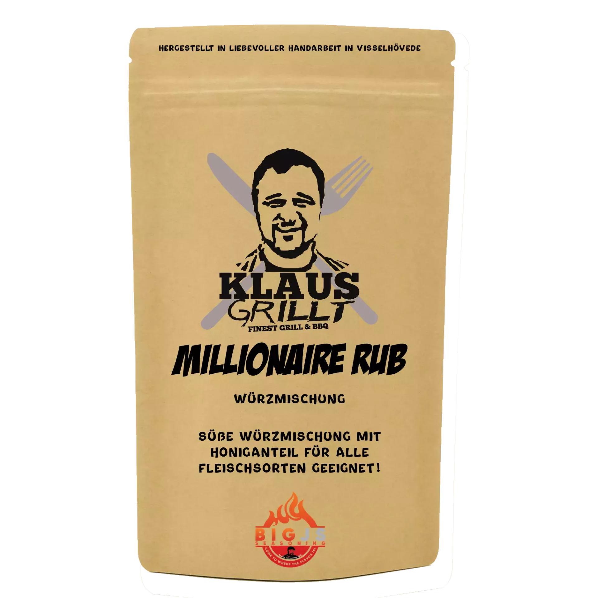 Klaus Grillt Millionaire Rub 250g Beutel