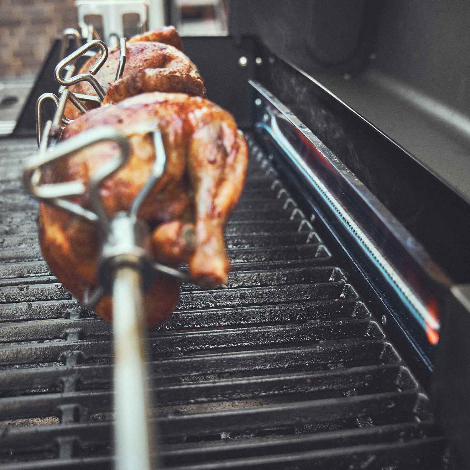 Burnhard EARL Premium-Gasgrill 3-Brenner Edelstahl mit Edelstahlrost