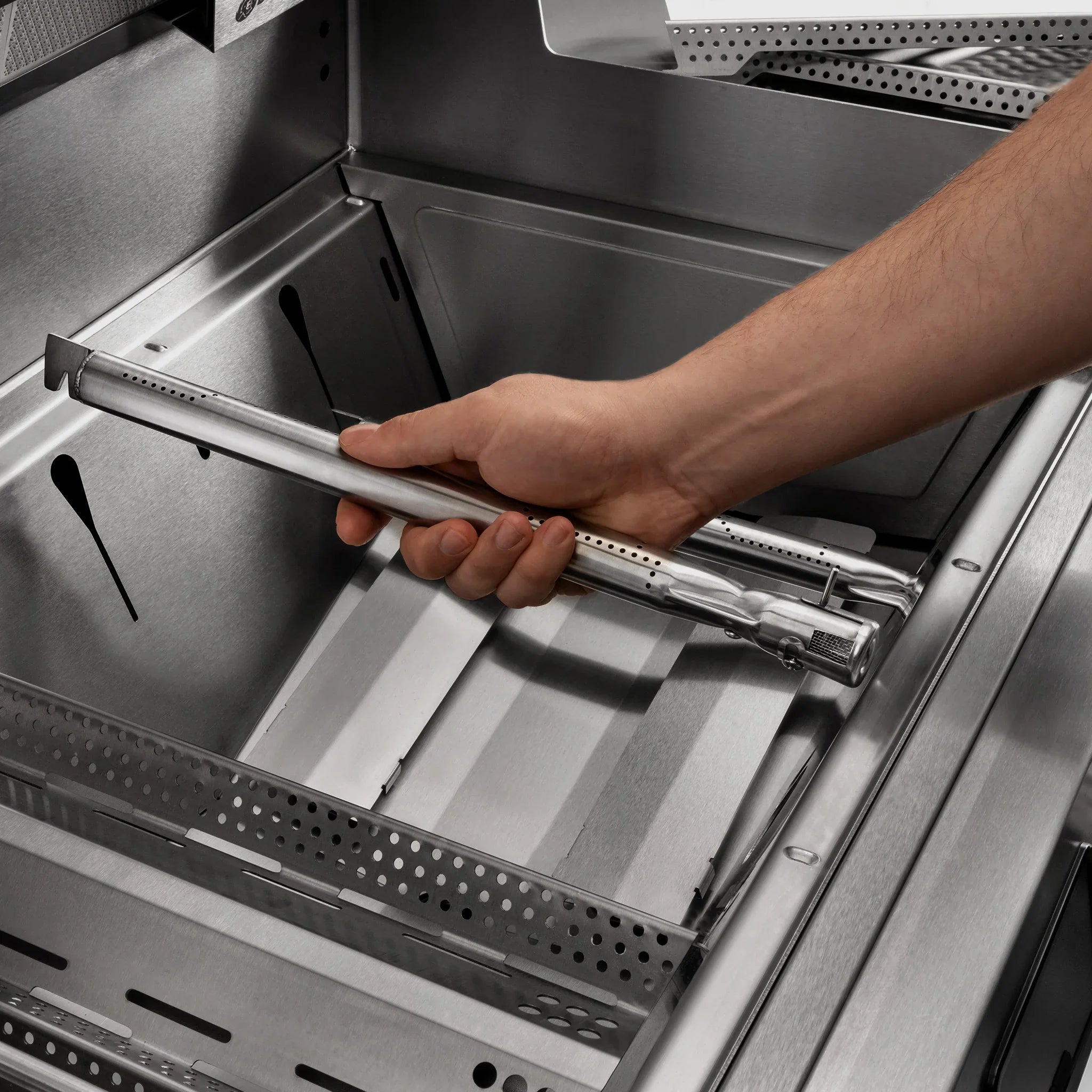 Burnhard GRANT Base - Modularer Gasgrill 4-Brenner mit Türen und Edelstahlrost