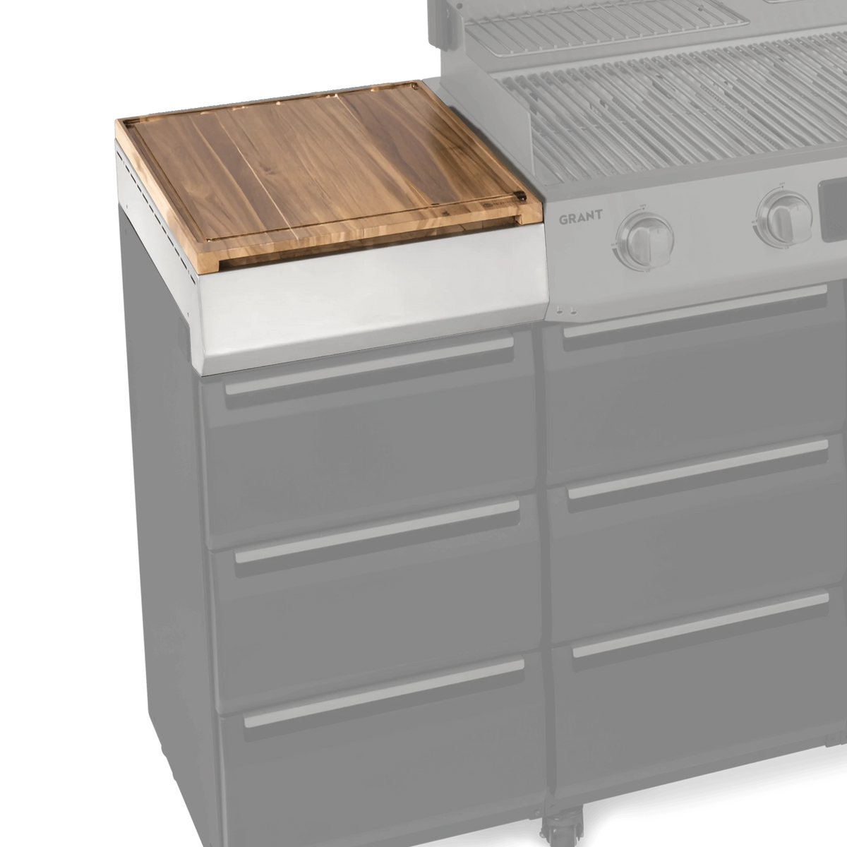 Burnhard Click-In Modul Schneidebrett + GN Food-Container für GRANT