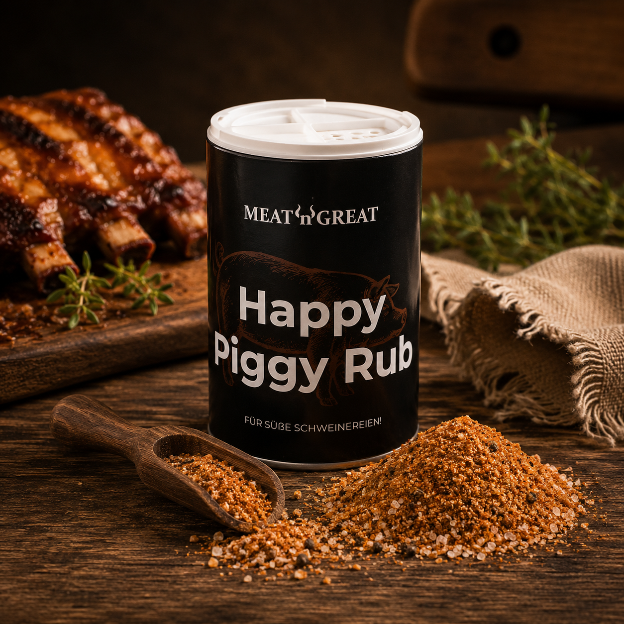 Meat 'n' Great Happy Piggy Rub | 100g