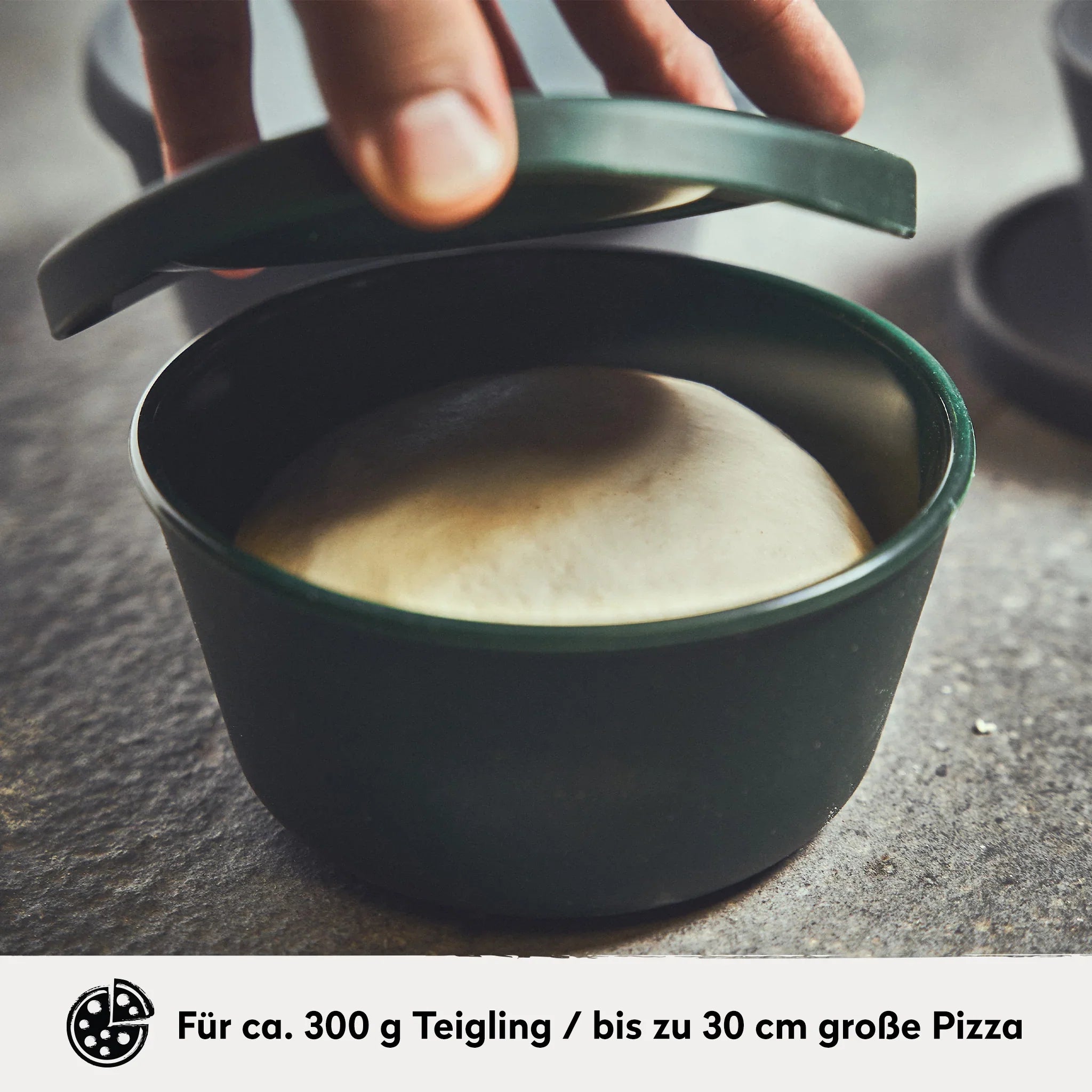 Burnhard Pizzaballenbox mit Deckel 6er-Set