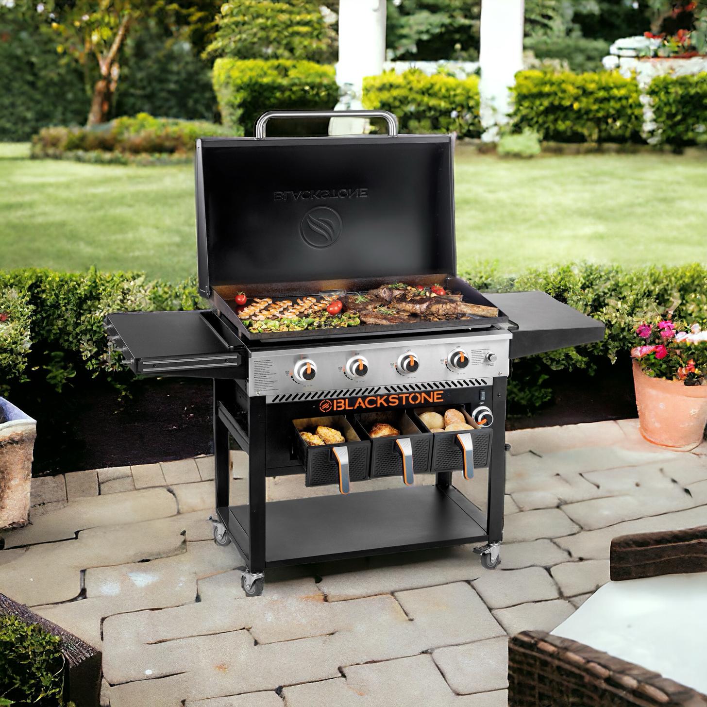 Blackstone 36“ Griddle Grillstation mit Airfryer - Grillstar.deBlackstone 36“ Griddle Grillstation mit AirfryerGrillstar.deGrillstar.de