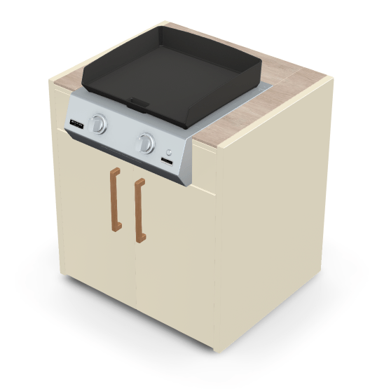 Brabura KC 80 Plancha Körper - Grillstar.deBrabura KC 80 Plancha KörperBraburaGrillstar.de