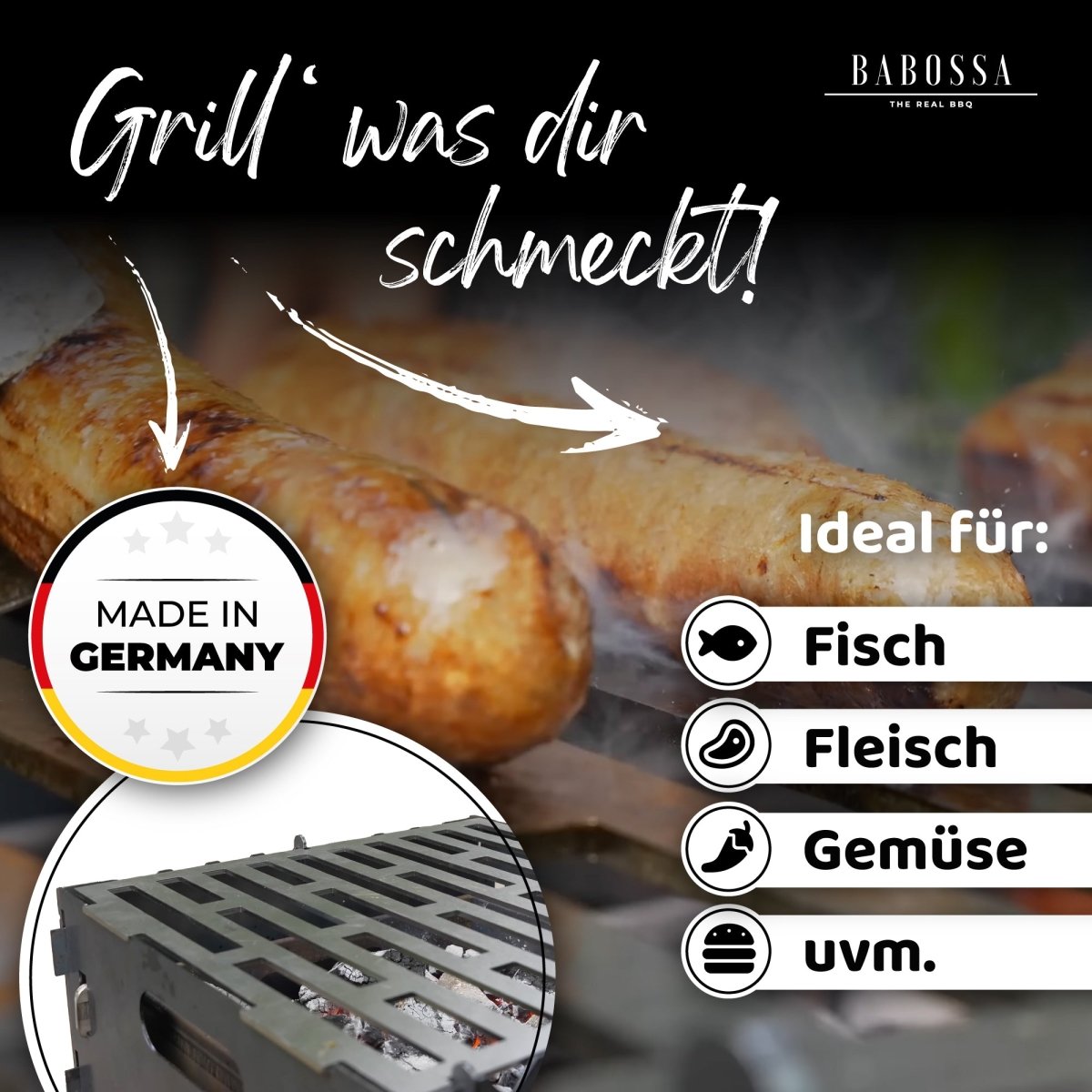 Feuertonne | Premium Cortenstahl | Steckbar | Höhenverstellbar | Hitzesteuerung - BABOSSAFeuertonne | Premium Cortenstahl | Steckbar | Höhenverstellbar | HitzesteuerungBABOSSABABOSSA