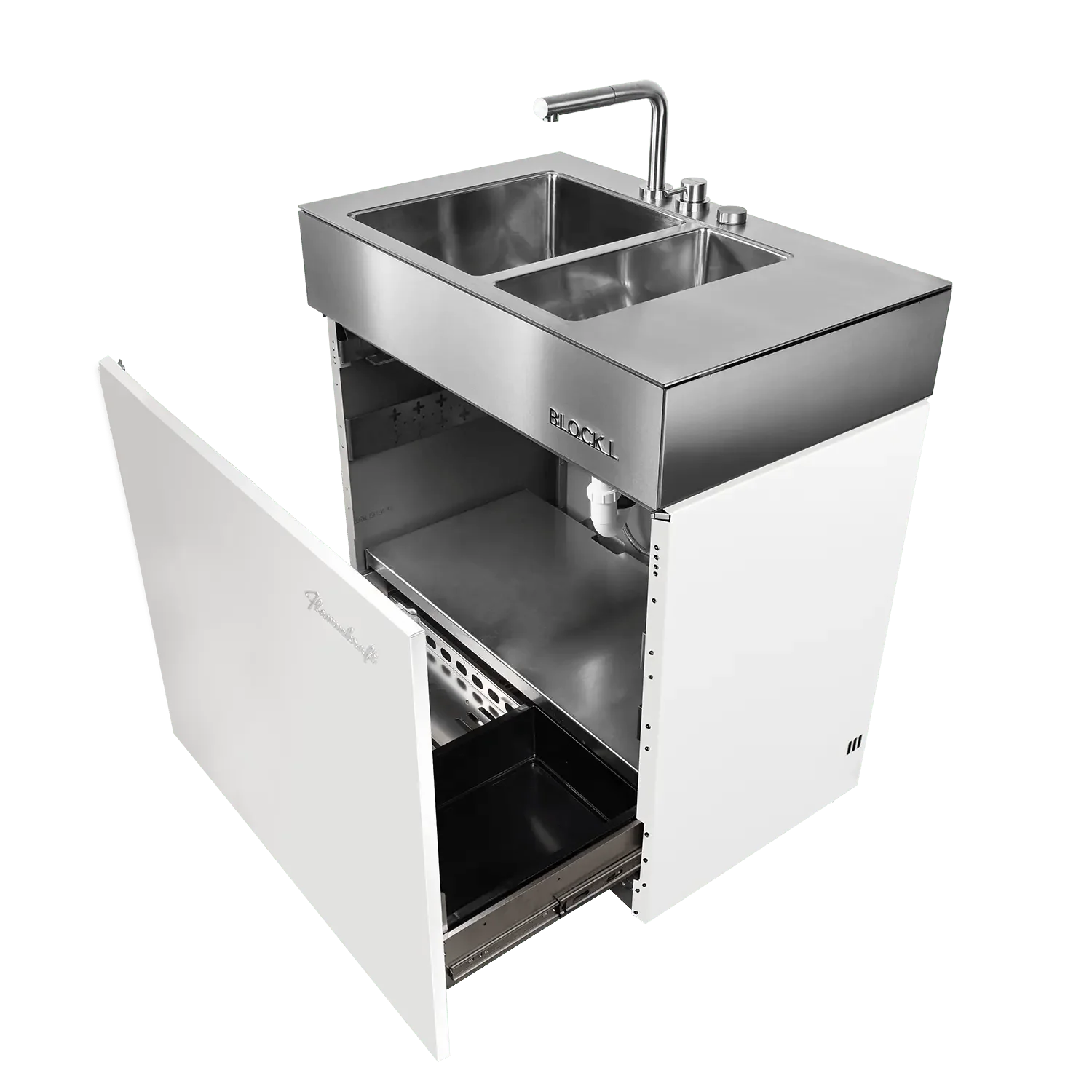 Flammkraft Block L, Elfenbeinweiß - Grillstar.deFlammkraft Block L, ElfenbeinweißFlammkraftGrillstar.de