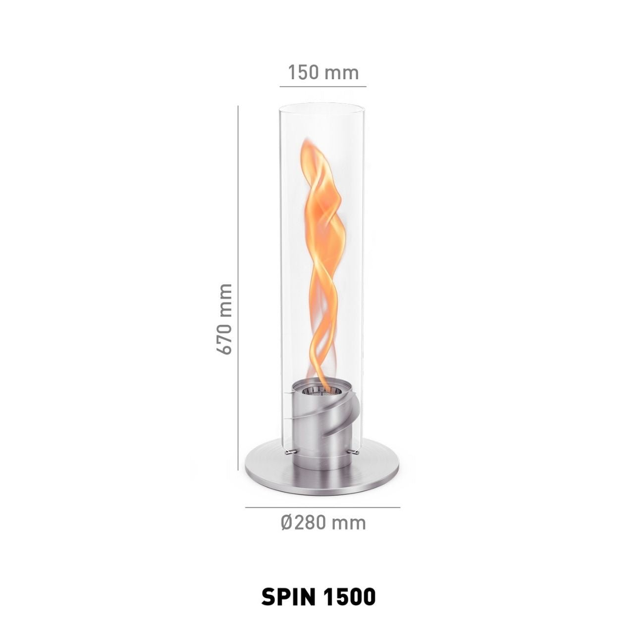 Höfats Spin 1500 Tischfeuer silber - Grillstar.deHöfats Spin 1500 Tischfeuer silberHöfatsGrillstar.deH005094064251005098