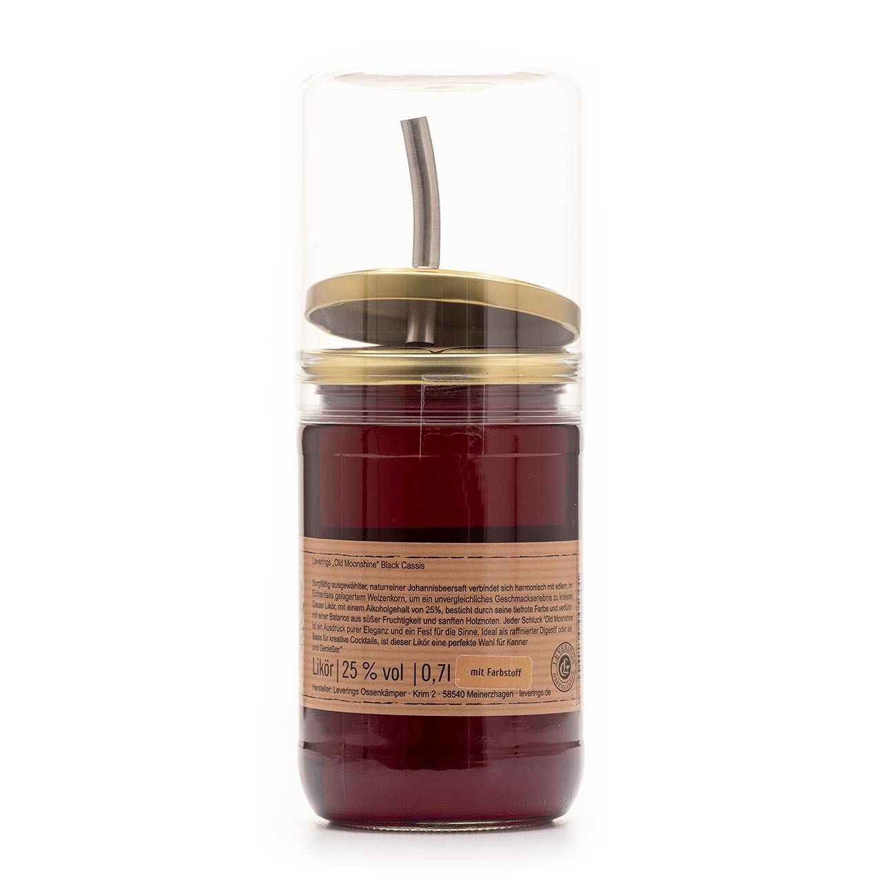 Leverings Old Moonshine Black Cassis, 0,7L - Grillstar.deLeverings Old Moonshine Black Cassis, 0,7LLeveringsGrillstar.deO5304001165005301