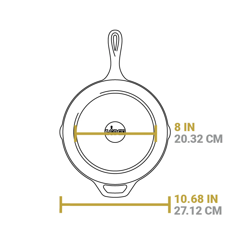 Lodge Gusspfanne, 26cm - Grillstar.deLodge Gusspfanne, 26cmGrillzubehörLodgeGrillstar.de