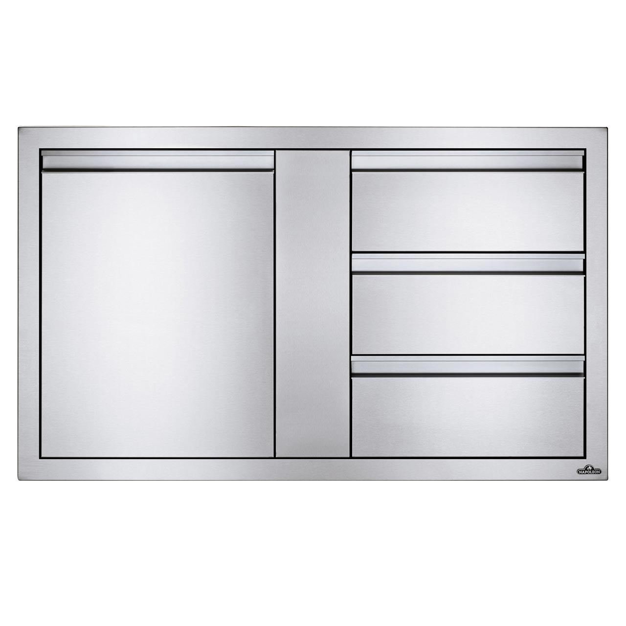 Napoleon Einbau - Türe & 3er Schubladen - Kombination (107 x 61 cm) - Grillstar.deNapoleon Einbau - Türe & 3er Schubladen - Kombination (107 x 61 cm)NapoleonGrillstar.deBI - 4224 - 1D3DR0629162131591