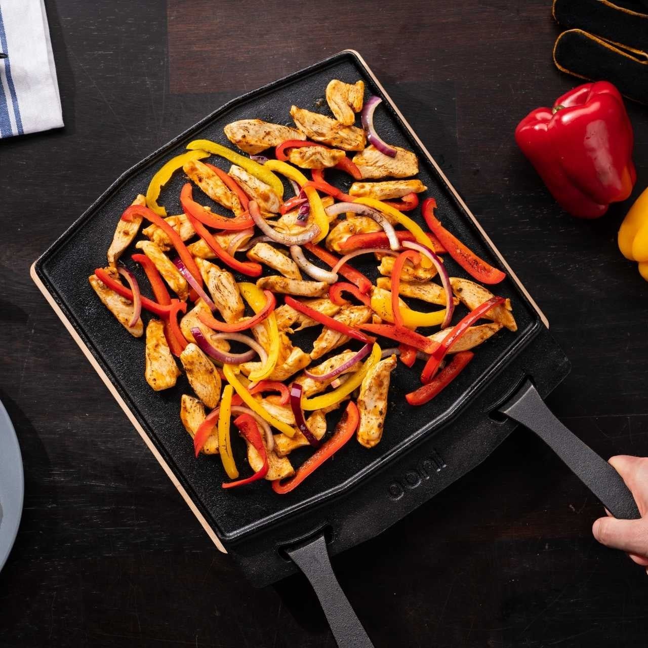 Ooni Gusseisenpfanne - doppelseitige Grizzler - Platte - Grillstar.deOoni Gusseisenpfanne - doppelseitige Grizzler - PlatteOoniGrillstar.deUU - P0A0005060568342573