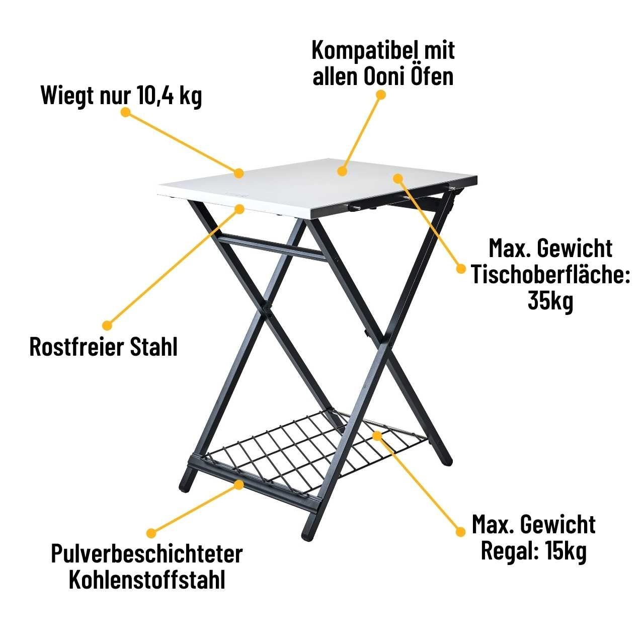 Ooni Tisch klappbar - Grillstar.deOoni Tisch klappbarOoniGrillstar.deUU - P1F4005060568348841