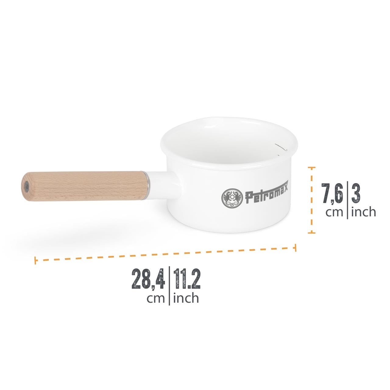 Petromax Emaille Stieltopf, 0,5 Liter, weiß - Grillstar.dePetromax Emaille Stieltopf, 0,5 Liter, weißPetromaxGrillstar.depx - panen0.5 - w4250435731062