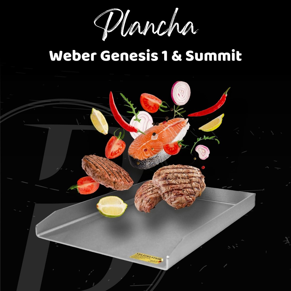 Plancha | Grillplatte | Edelstahl V2A | Weber Genesis 1 & Summit | 32,5 x 49,0 cm - BABOSSAPlancha | Grillplatte | Edelstahl V2A | Weber Genesis 1 & Summit | 32,5 x 49,0 cmPlanchaWeberBABOSSA