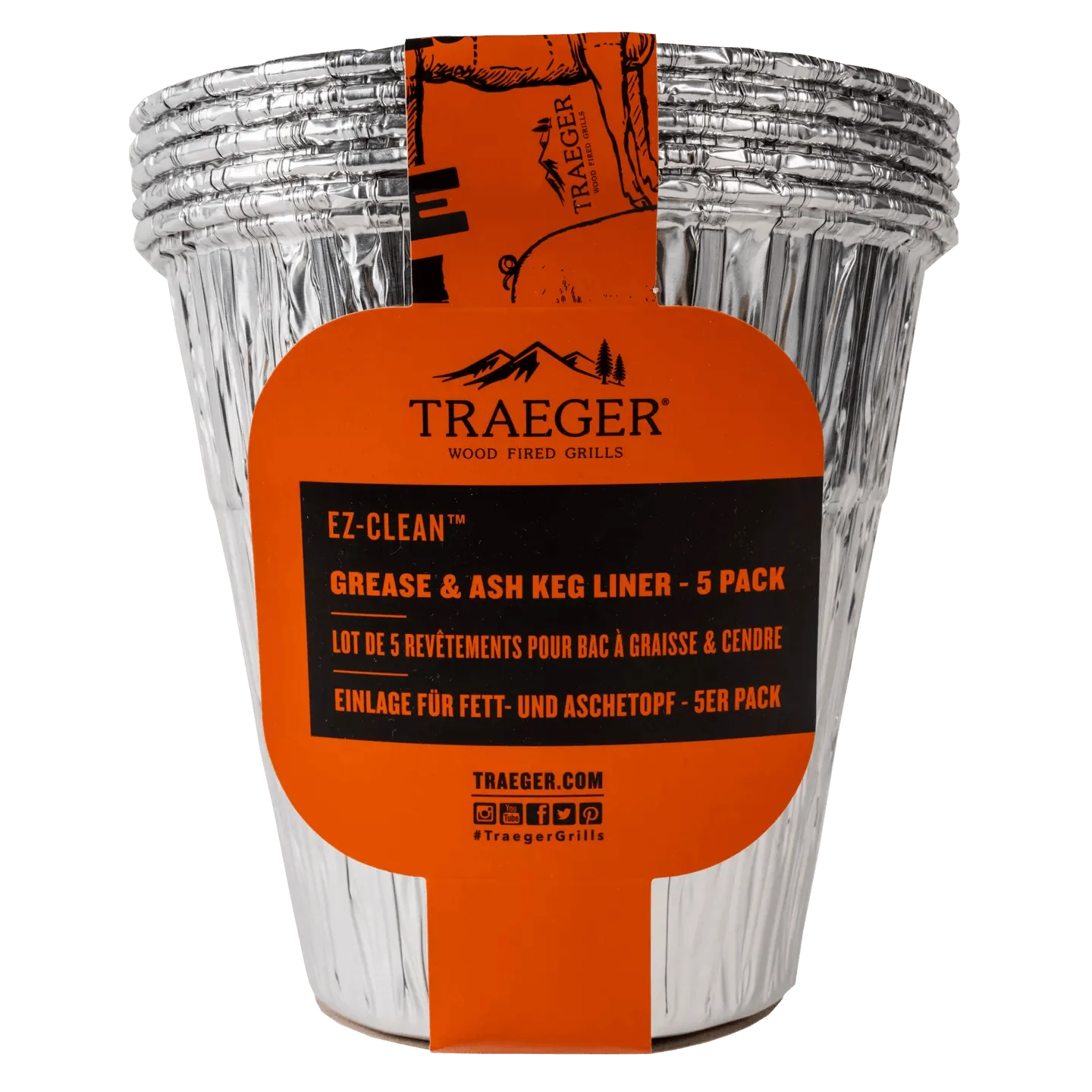 Traeger Aluminiumeinsatz für Fett - und Aschebehälter - Traeger Aluminiumeinsatz für Fett - und AschebehälterGrillzubehörTraeger