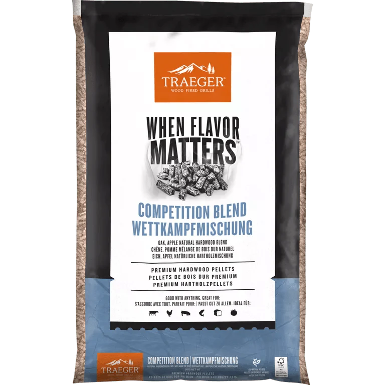 Traeger Pellets, Competition Blend 9kg - Grillstar.deTraeger Pellets, Competition Blend 9kgTraegerGrillstar.de