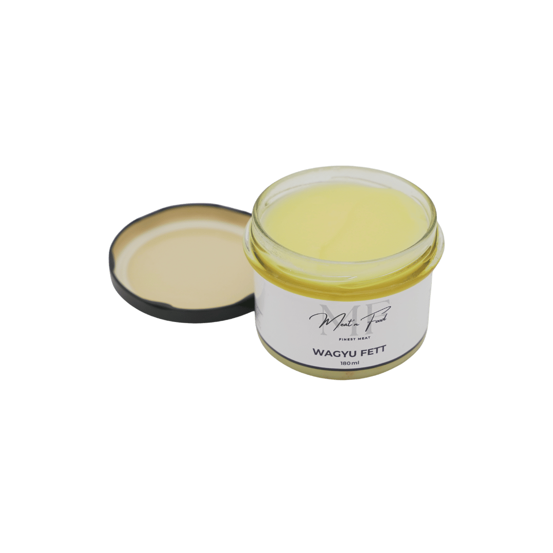 100% Vollblut Wagyufett 180 ml | Meat’n’Food – Finest Meat - Grillstar.de100% Vollblut Wagyufett 180 ml | Meat’n’Food – Finest MeatWagyu FettMeat 'n' FoodGrillstar.de