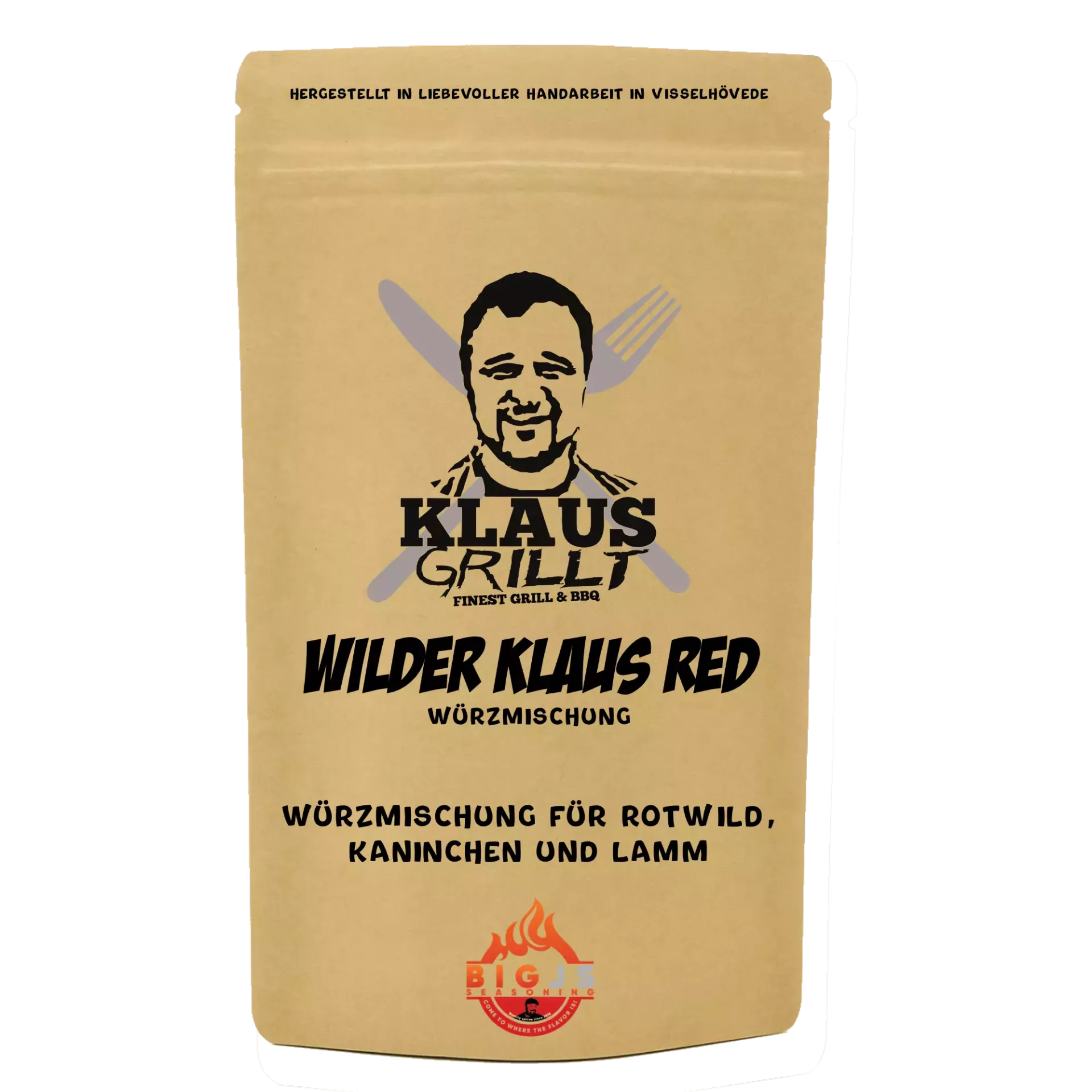 Klaus Grillt Wilder Klaus Red Gewürzmischung 150g Beutel
