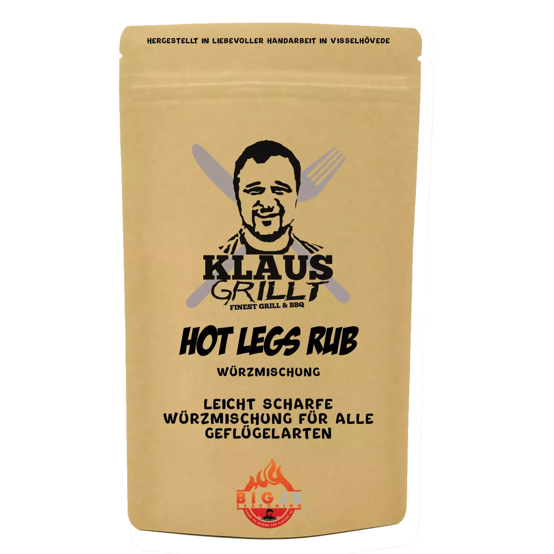 Klaus Grillt Hot Legs Rub 250g Beutel