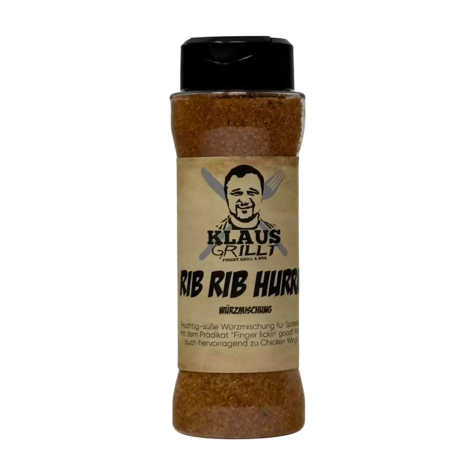 Klaus Grillt Rib Rib Hurra Rub 120g Streuer