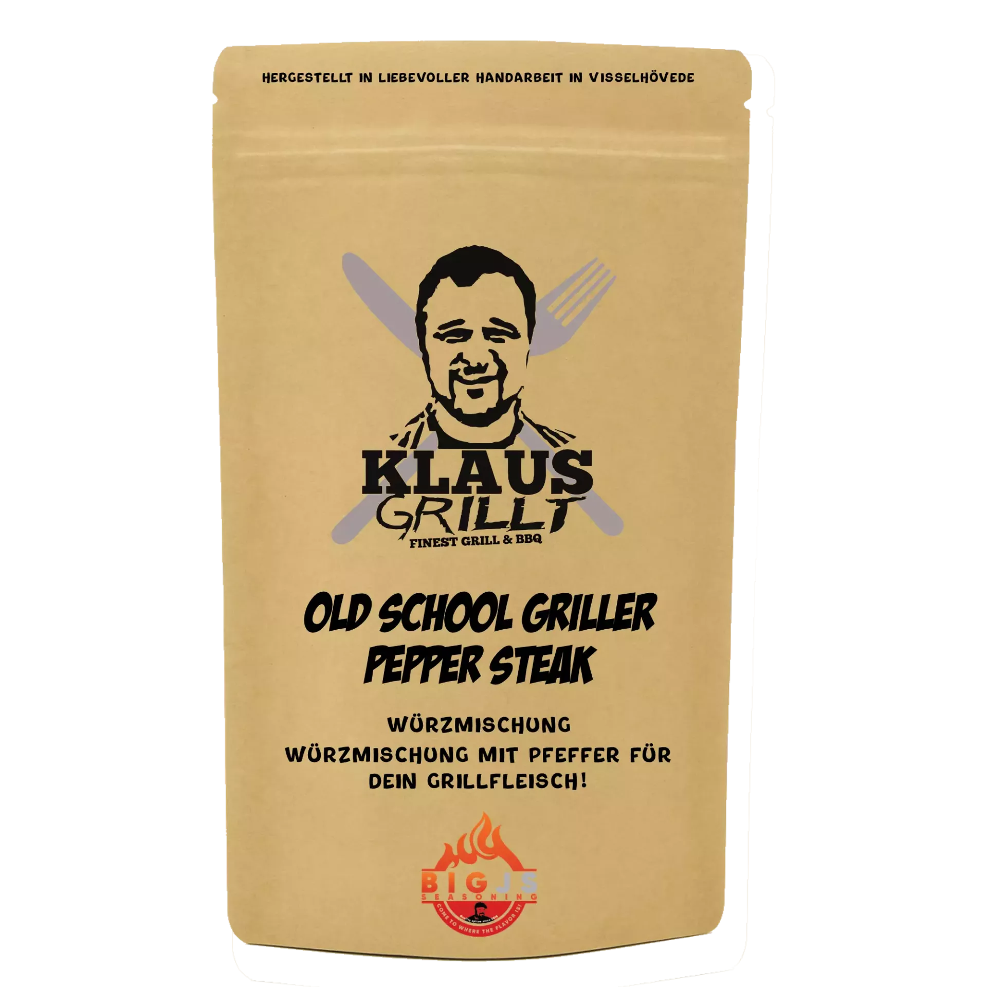 Klaus Grillt Old School Griller Pepper Steak 250g Beutel