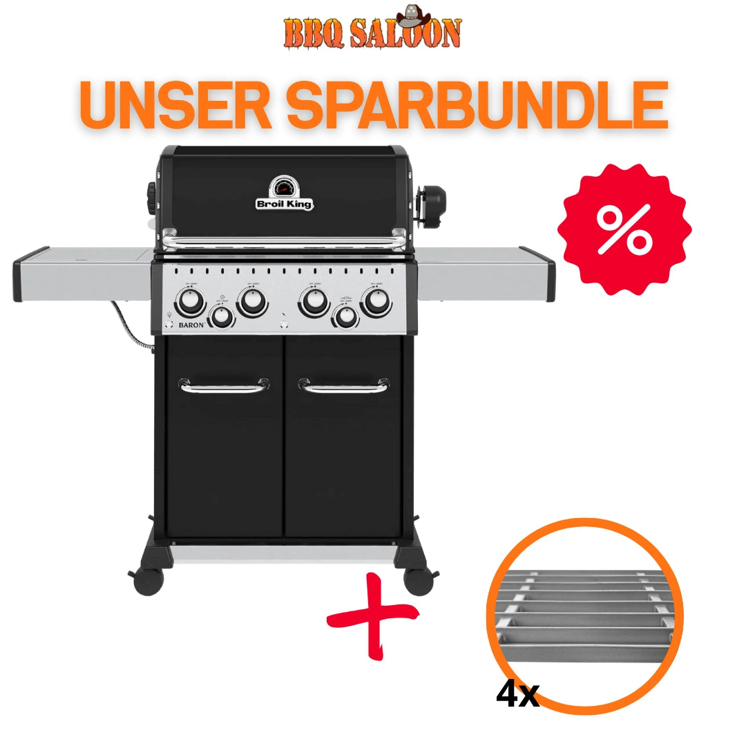 Broil King Baron 490 inkl. Drehspieß & Edelstahlgussrost