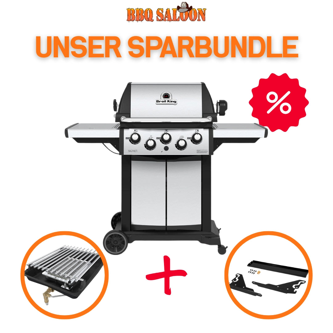 Broil King Signet 390 IR inkl. Drehspieß & Infrarotbrenner Umrüst-Kit