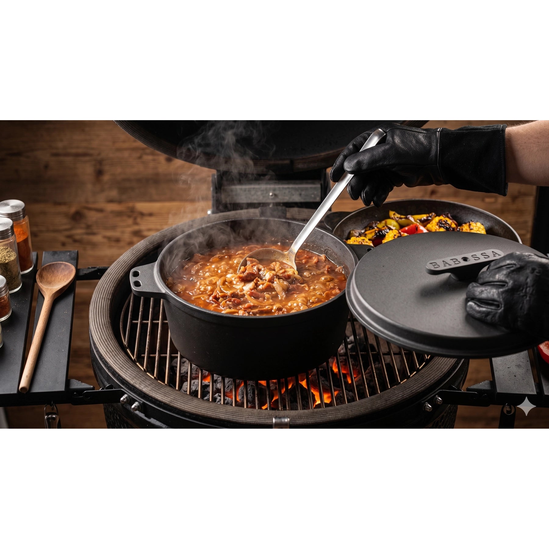 PRECISION | 9er Innovativer Gusseiserner Topf | SET Deckelheber & Kreuz | Dutch Oven | Made In Germany - Jetzt vorbestellen für  voraussichtliche Auslieferung Juni 2026