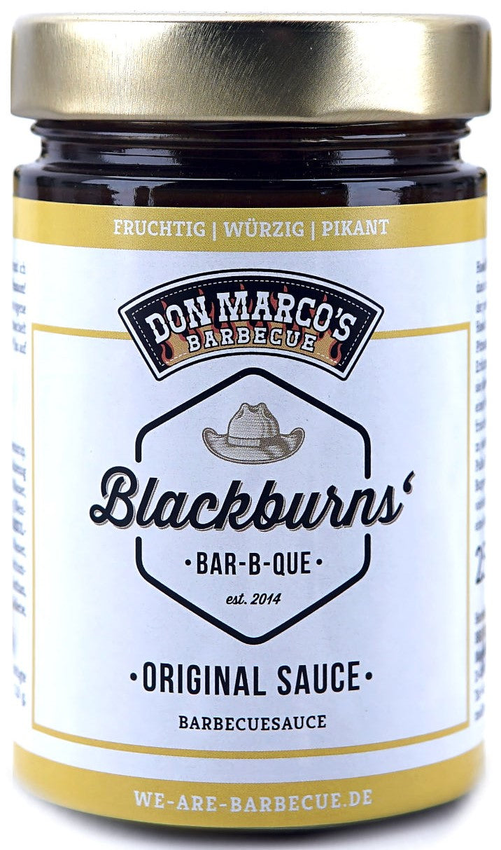 Don Marco's Blackburns Original BBQ Sauce - 200ml Glas