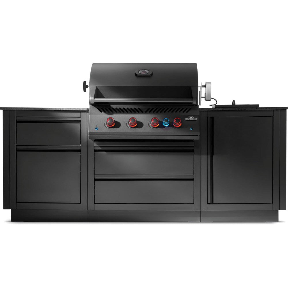 Napoleon OASIS® 106 Outdoor-Küche, 32-Zoll-Einbaugrill der 700er-Serie Mattschwarz 2026
