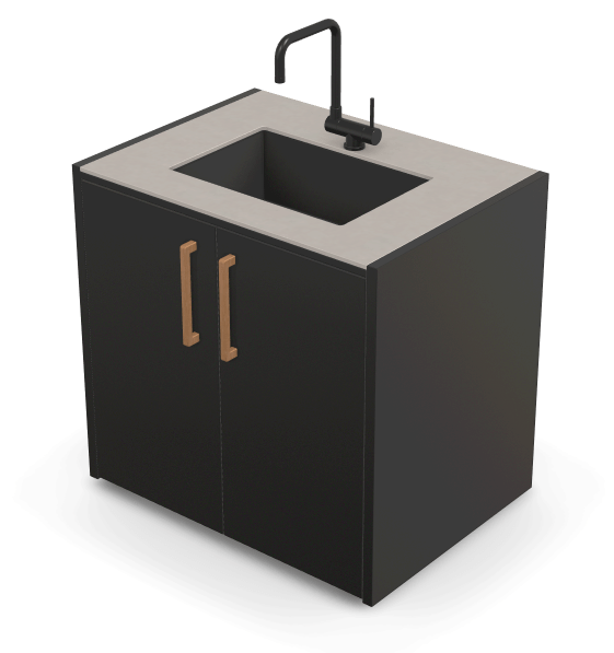 Brabura CT 90 Waschbeckenmodul - Grillstar.deBrabura CT 90 WaschbeckenmodulBraburaGrillstar.de