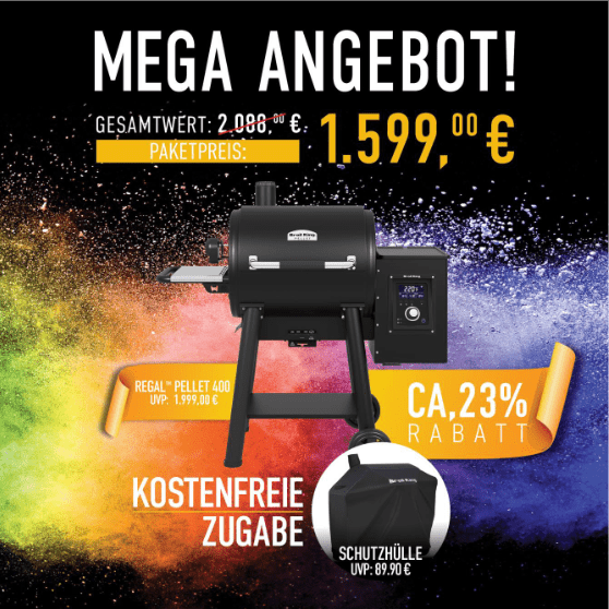 Broil King Regal Pellet 400 Bundle inkl. Abdeckhaube