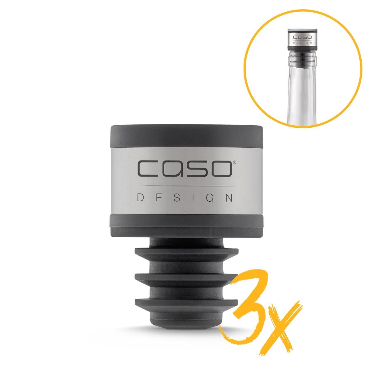 CASO WineLock Vakuum Aromaverschluss, 3er Set - Grillstar.deCASO WineLock Vakuum Aromaverschluss, 3er SetCASOGrillstar.decg12574038437012576