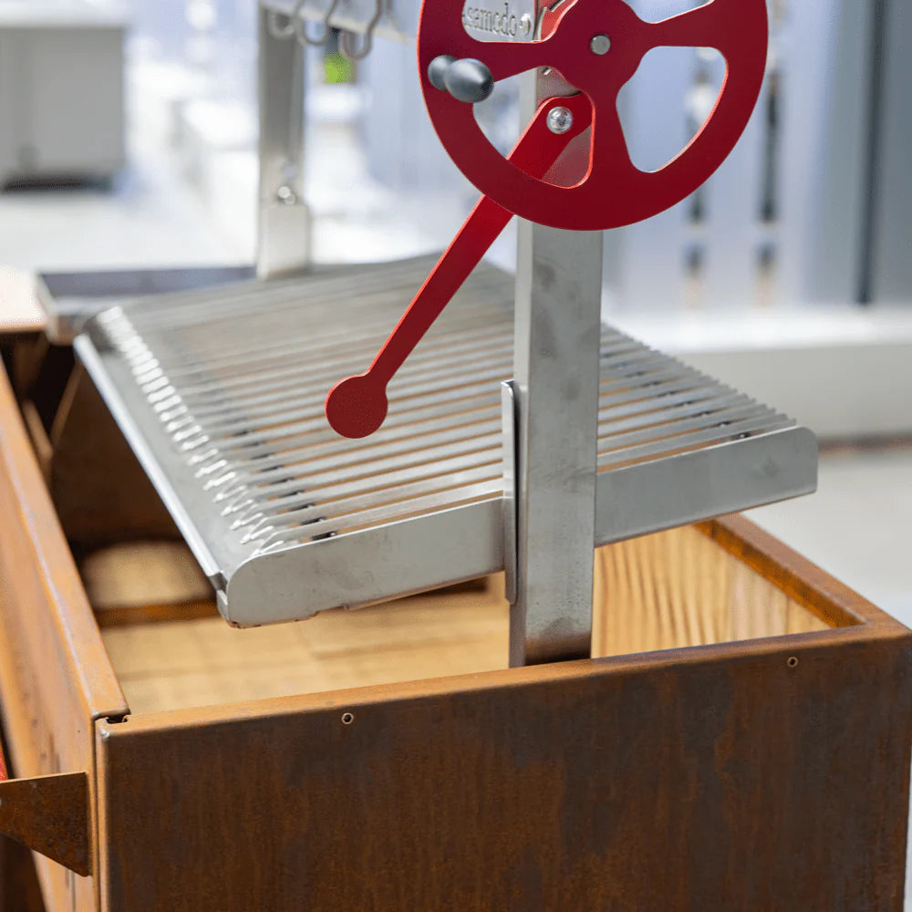 Asamodo Brasa Corten - Argentinischer Asado Holzkohlegrill
