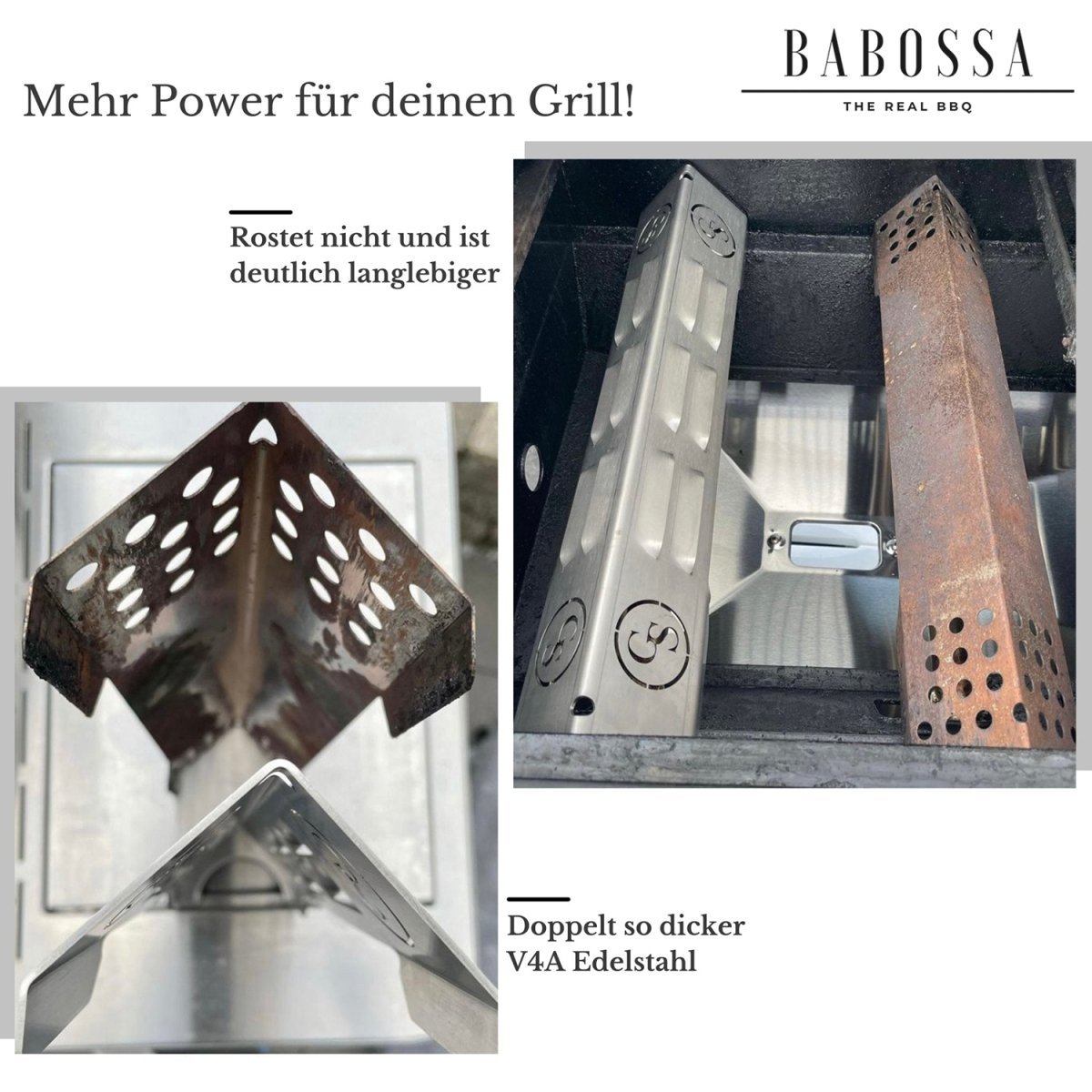 Flammschutzblech | Aromaschiene | V4A Edelstahl | Enders Seattle - BABOSSAFlammschutzblech | Aromaschiene | V4A Edelstahl | Enders SeattleFlammschutzblechEndersBABOSSA