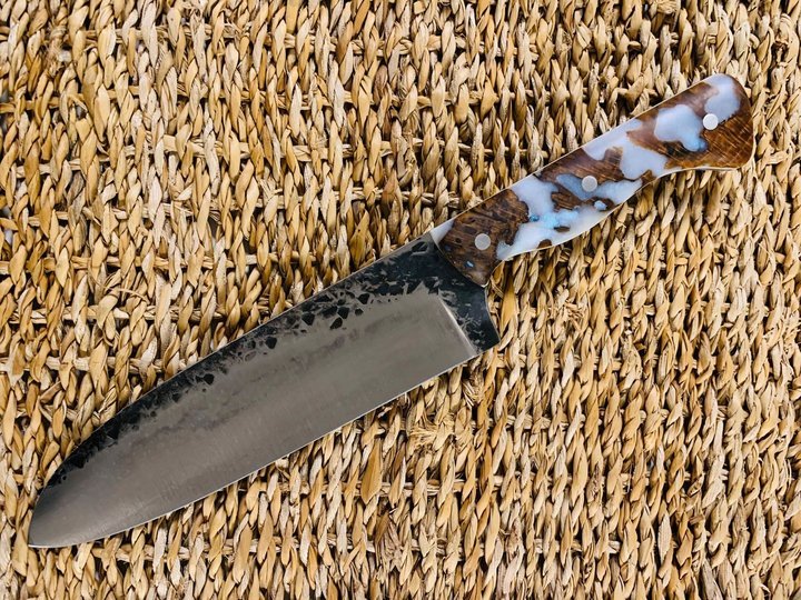 Handgeschmiedetes Kochmesser Nr.13 - BABOSSAHandgeschmiedetes Kochmesser Nr.13MesserMeat 'n' GreatBABOSSA