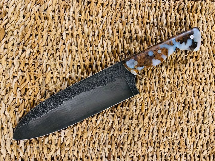 Handgeschmiedetes Kochmesser Nr.6 - BABOSSAHandgeschmiedetes Kochmesser Nr.6MesserMeat 'n' GreatBABOSSA