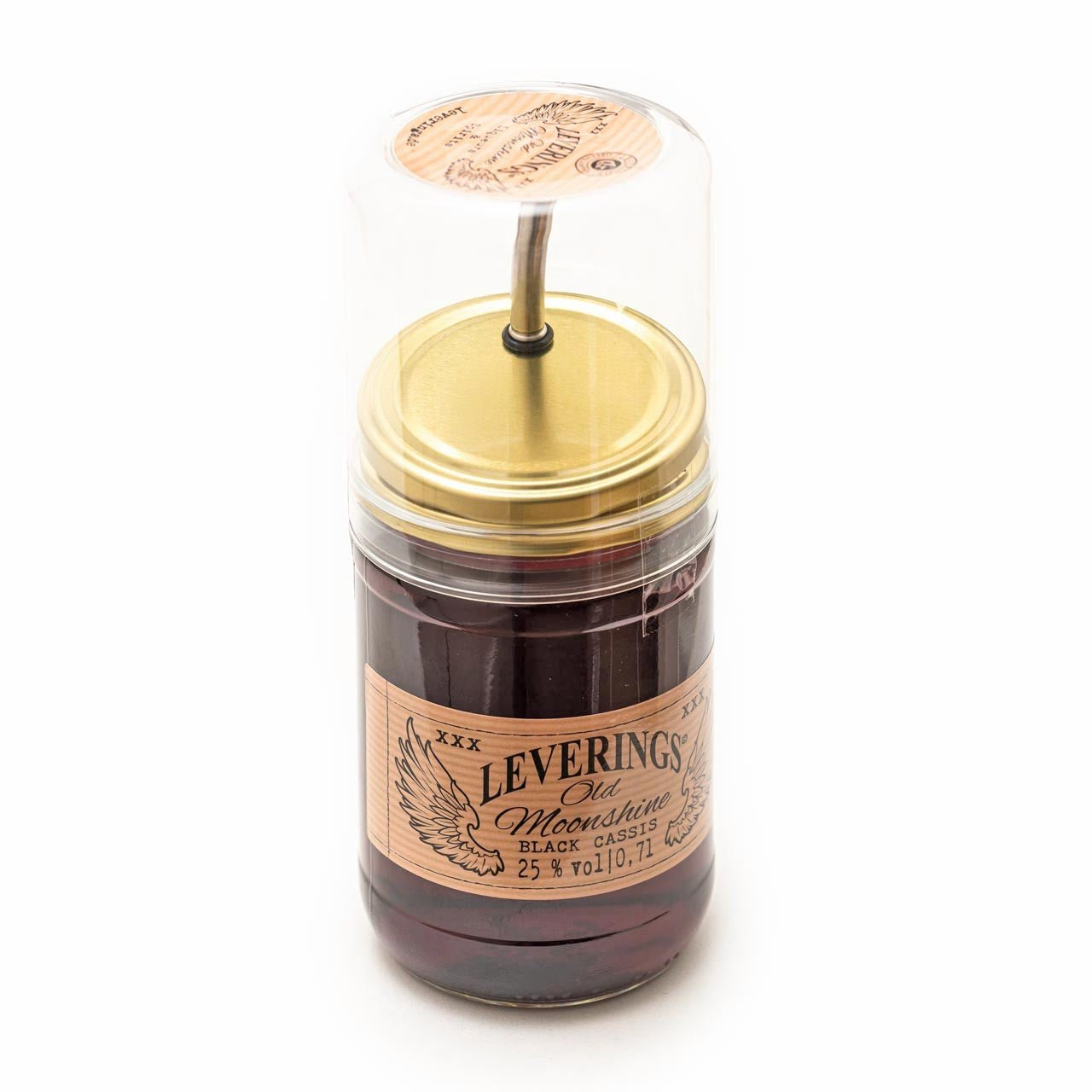 Leverings Old Moonshine Black Cassis, 0,7L - Grillstar.deLeverings Old Moonshine Black Cassis, 0,7LLeveringsGrillstar.deO5304001165005301