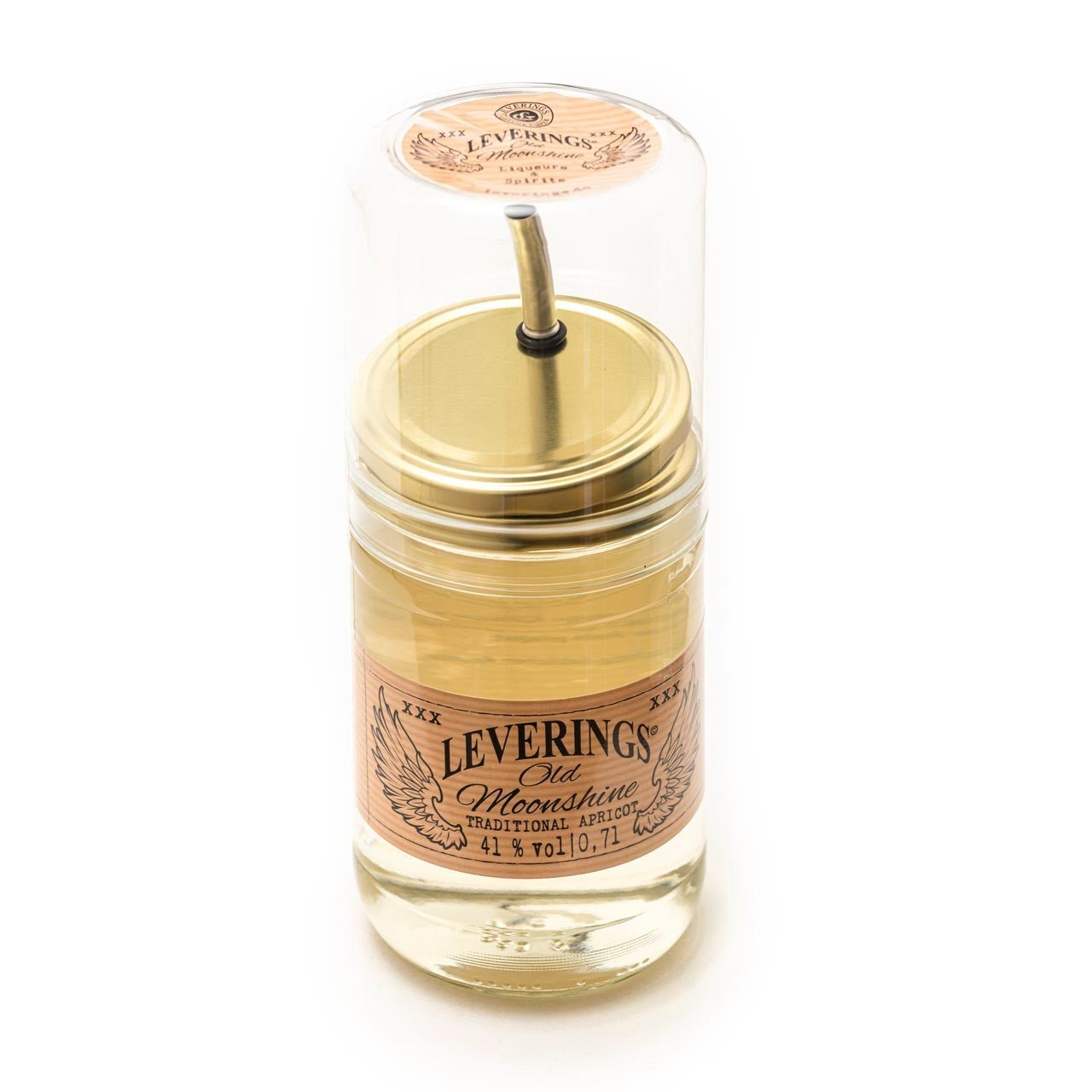 Leverings Old Moonshine Traditional Apricot, 0,7L - Grillstar.deLeverings Old Moonshine Traditional Apricot, 0,7LLeveringsGrillstar.deO5284001165005288