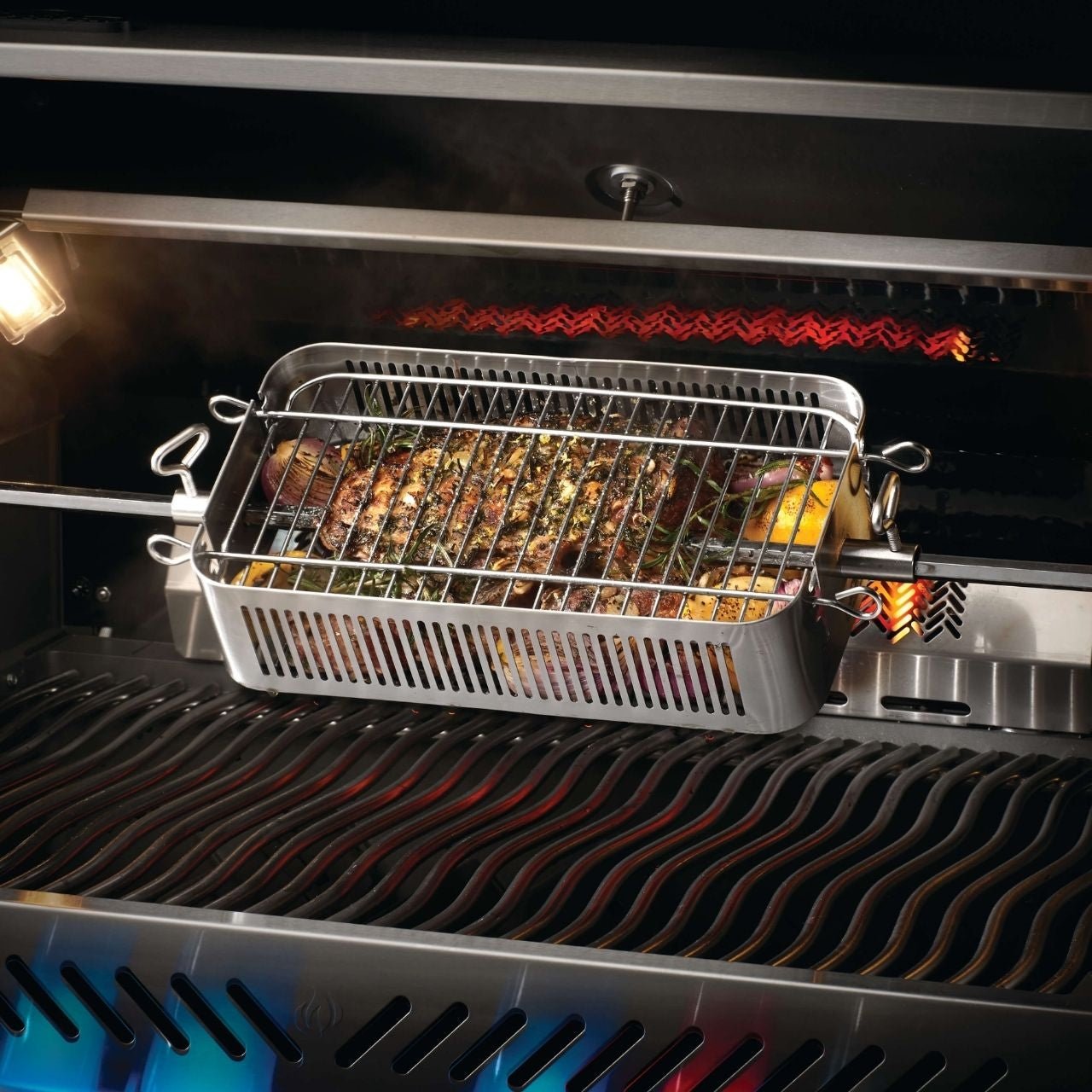 Napoleon Edelstahl - Grillkorb für Drehspieß, einstellbar - Grillstar.deNapoleon Edelstahl - Grillkorb für Drehspieß, einstellbarNapoleonGrillstar.de570130629162570130