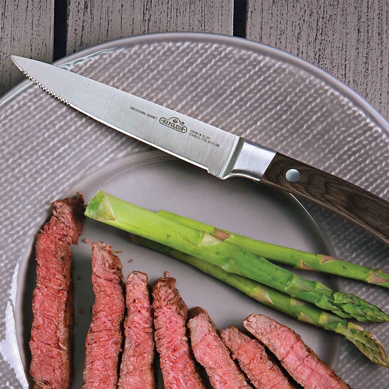 Napoleon Wellenschliff Steak Messer - Grillstar.deNapoleon Wellenschliff Steak MesserNapoleonGrillstar.de552080629162552082