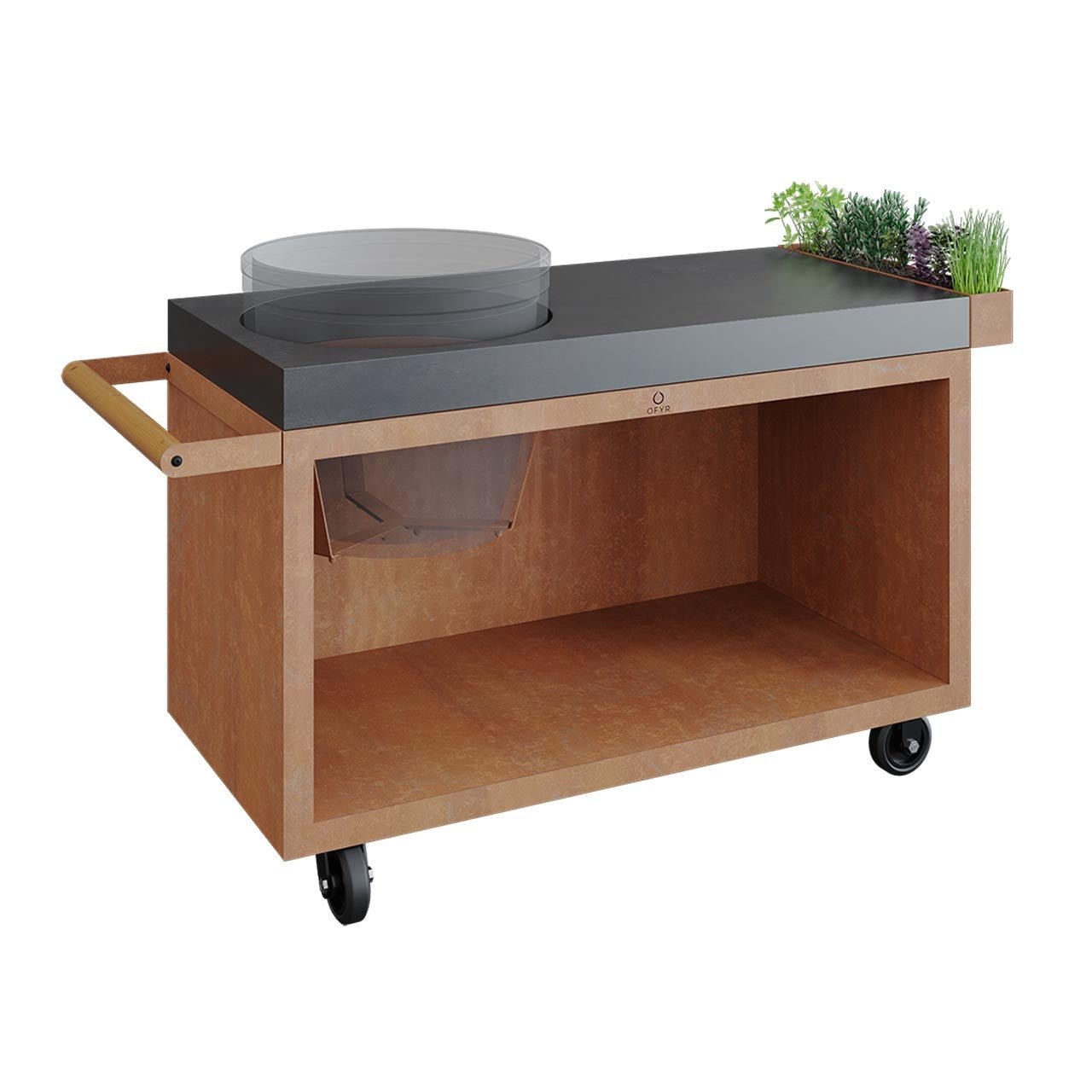 OFYR Kamado Table Corten 135 PRO Concrete BGE - Grillstar.deOFYR Kamado Table Corten 135 PRO Concrete BGEOFYRGrillstar.deO - K - T - 135 - PRO - CC - BGE6011412690639