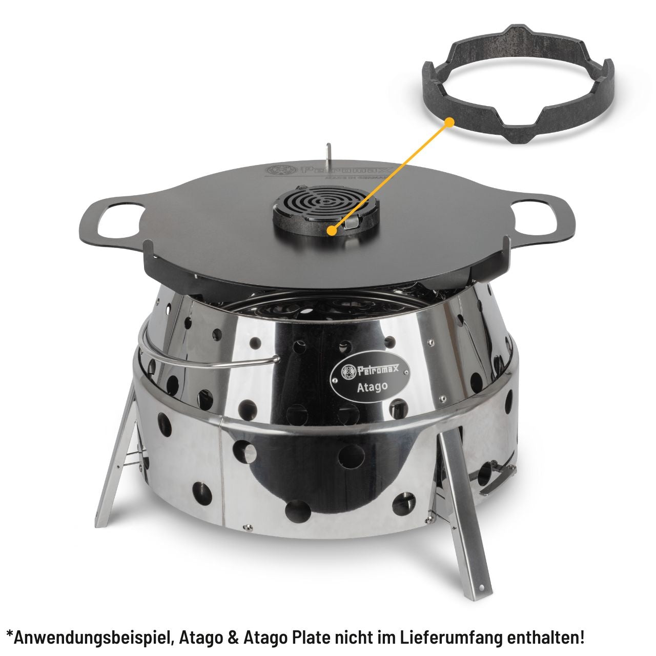 Petromax Kochaufsatz für Atago Grillplatte - Grillstar.dePetromax Kochaufsatz für Atago GrillplattePetromaxGrillstar.deptatago - plate - c4250435700303