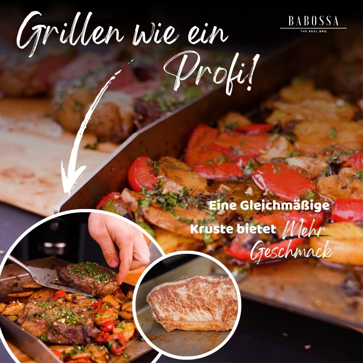 Plancha | Grillplatte | Edelstahl V2A | Broil King Porta - Chef | 33,0 x 25,0cm - BABOSSAPlancha | Grillplatte | Edelstahl V2A | Broil King Porta - Chef | 33,0 x 25,0cmPlanchaBroil KingBABOSSA