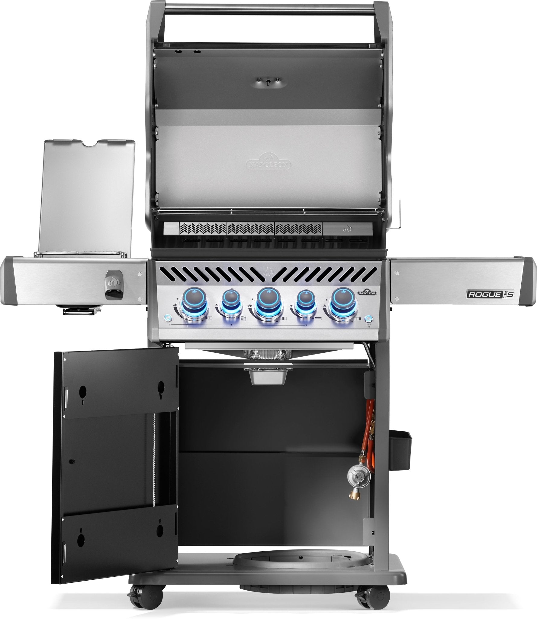 Rogue PRO - S 425 mit Gußrosten, Schwarz, inkl. Drehspieß - Grillstar.deRogue PRO - S 425 mit Gußrosten, Schwarz, inkl. DrehspießNapoleonGrillstar.deRPS425RSIBPK - 2 - DE - R0629162152329