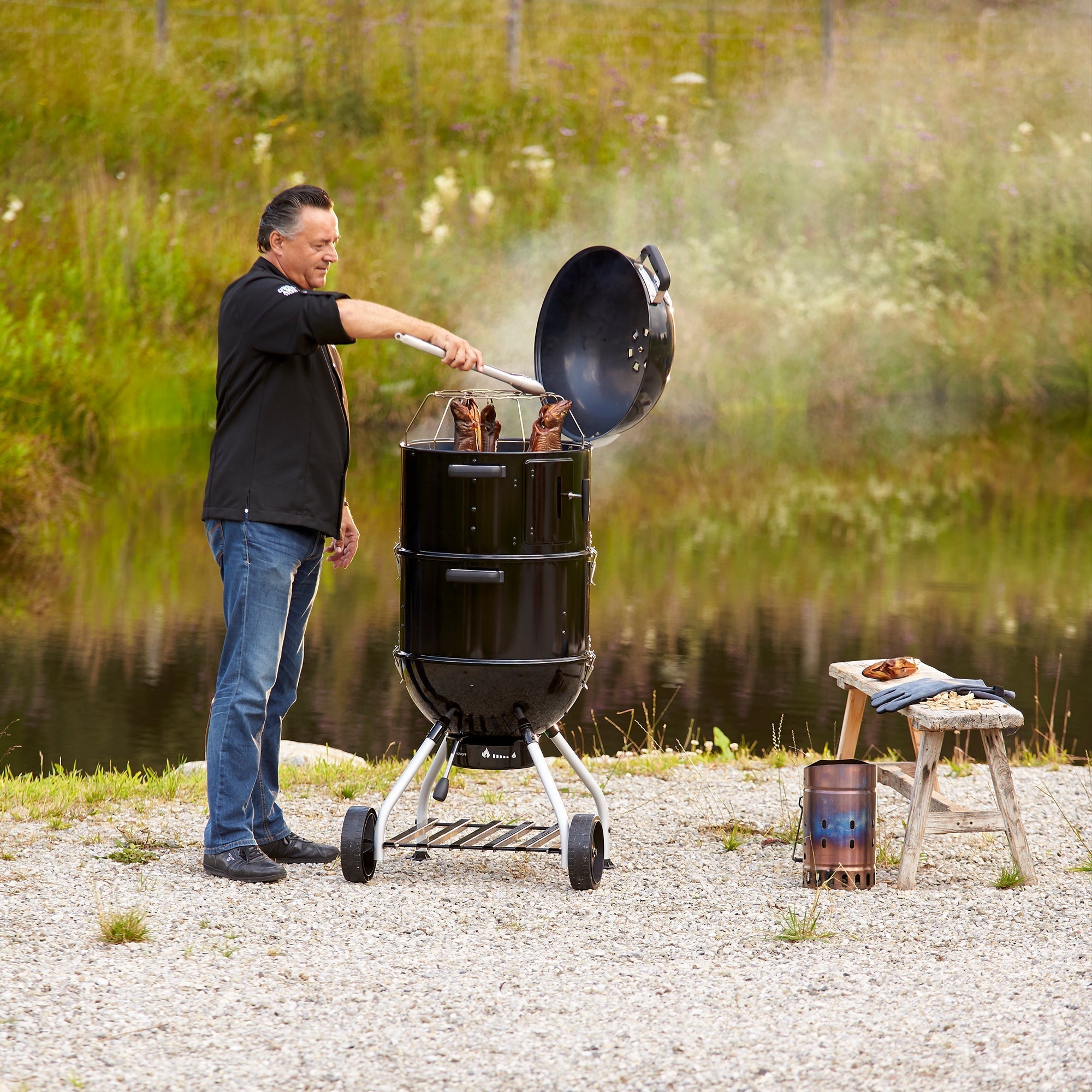 Rösle Smoker No.1 F50 - S schwarz (Ø 50 cm) - Grillstar.deRösle Smoker No.1 F50 - S schwarz (Ø 50 cm)RösleGrillstar.de250094004293250094