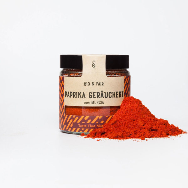 SOUL&SPICE Paprika geräuchert Bio 120ml Glas