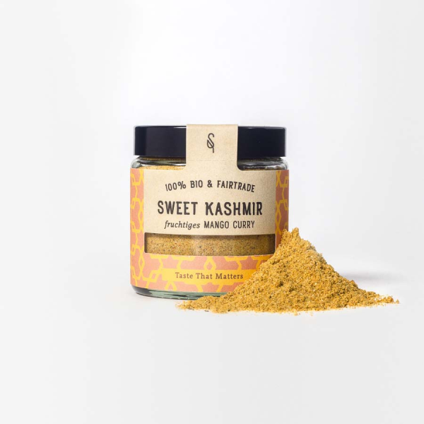 SOUL&SPICE Sweet Kashmir Mango Curry Bio 120 ml Glas